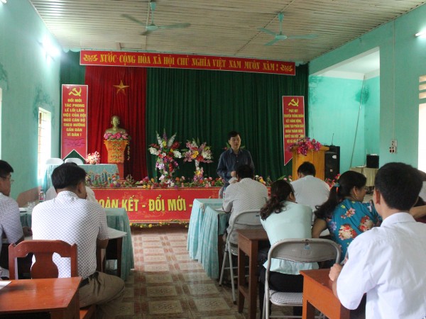 Phúc tra Bộ tiêu chí Quốc gia về Y tế xã giai đoạn 2013 - 2016 tại 6 xã huyện Bắc Quang